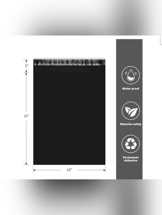 Other - 10x13 Black Poly Mailers Qty 20